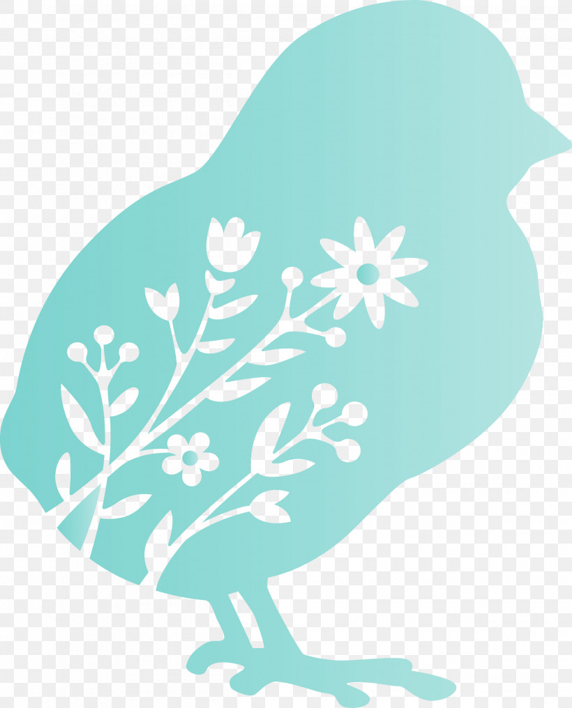 Turquoise, PNG, 2420x3000px, Floral Chick, Easter Day, Paint, Turquoise, Watercolor Download Free