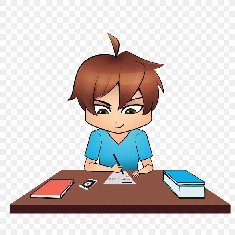 Cartoon Japanese-Language Proficiency Test Study Skills, PNG, 2400x2400px, Cartoon, Boy, Child, Hand, Homework Download Free