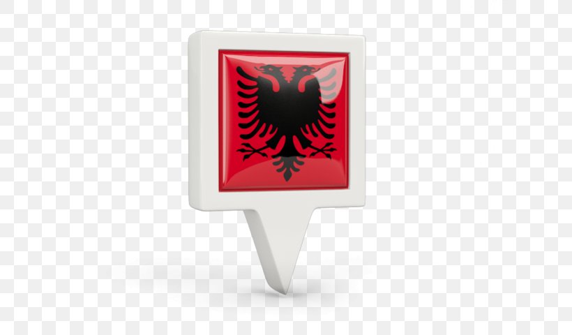 Flag Of Albania Rectangle, PNG, 640x480px, Albania, Albanian, Albanians, Flag, Flag Of Albania Download Free