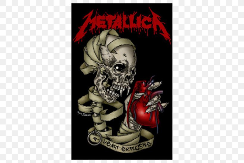 Metallica Heavy Metal One Poster Kill 'Em All, PNG, 550x550px, Watercolor, Cartoon, Flower, Frame, Heart Download Free