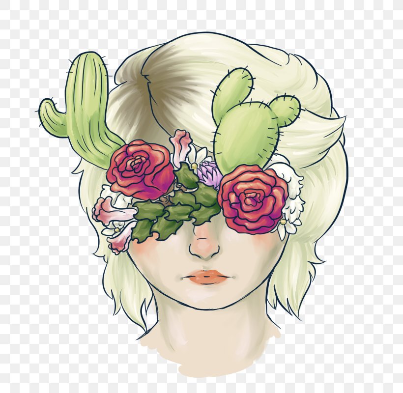 Floral Design Illustration Headgear, PNG, 750x800px, Floral Design, Art, Character, Ear, Face Download Free