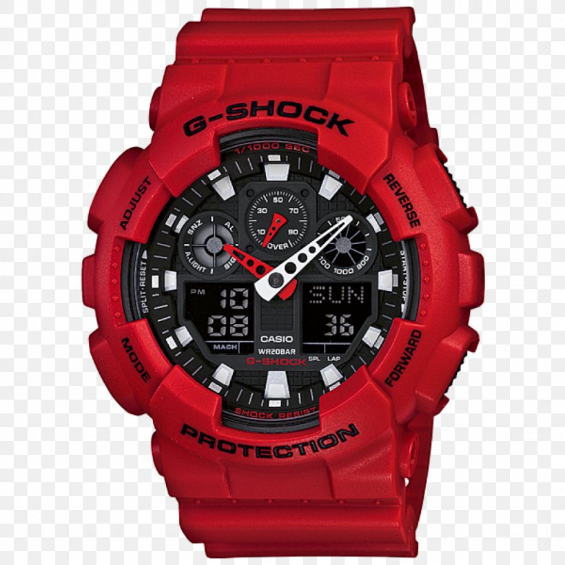 G-Shock GA100 Shock-resistant Watch Casio, PNG, 1024x1024px, Gshock, Brand, Casio, Casio Gshock Frogman, Gshock Ga100 Download Free