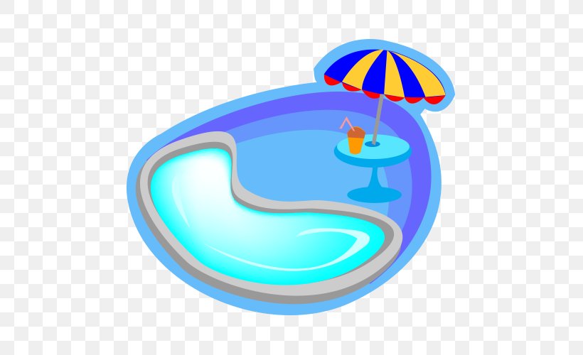 Swimming Pool Cartoon, PNG, 500x500px, Swimming Pool, Aqua, Area, Blue, Cartoon Download Free