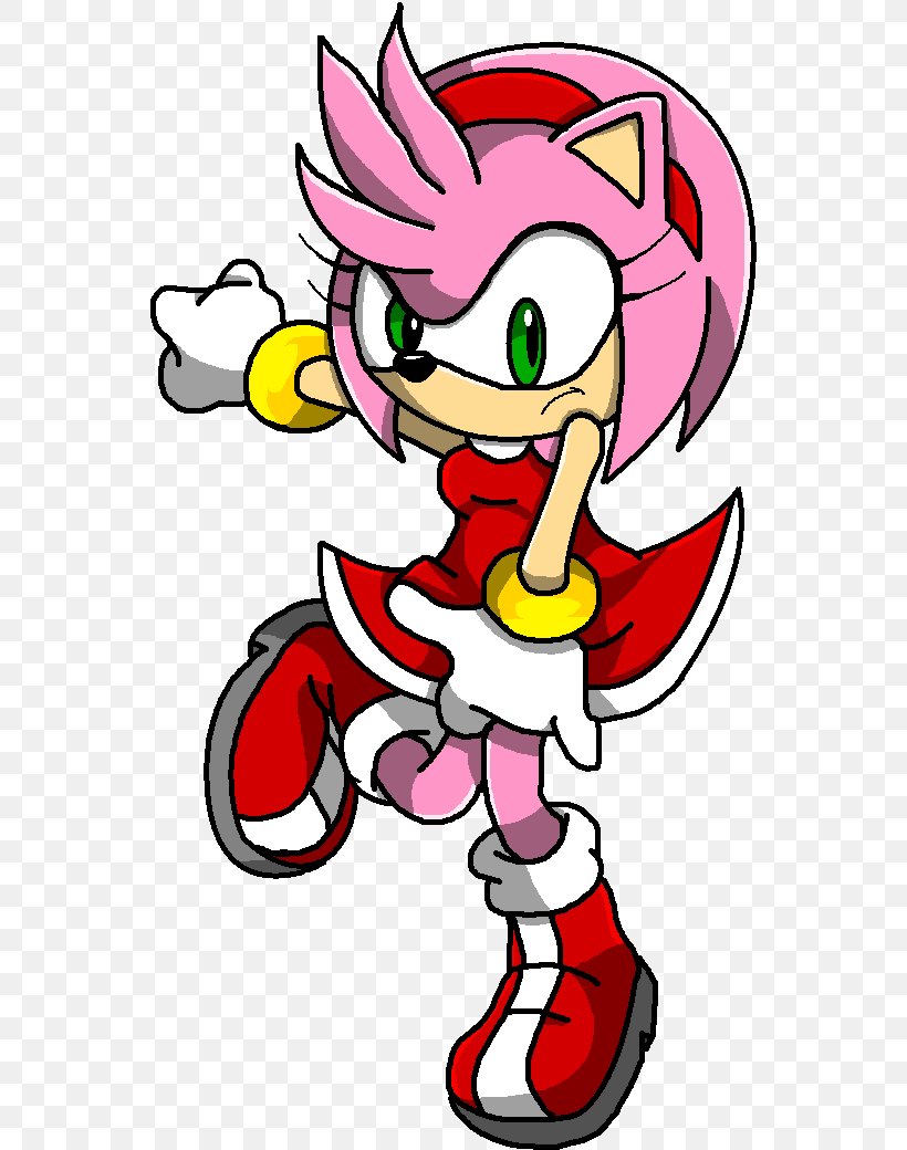 Amy Rose Sonic Advance SegaSonic The Hedgehog Fan Art, PNG, 550x1040px, Watercolor, Cartoon, Flower, Frame, Heart Download Free