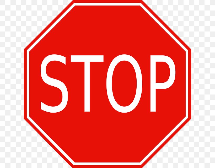 Stop Sign Traffic Sign Royalty-free Clip Art, PNG, 638x640px, Stop Sign, Area, Brand, Logo, Number Download Free