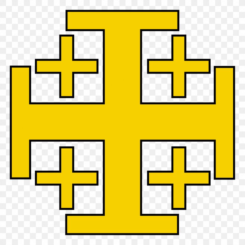 Crusades Kingdom Of Jerusalem Jerusalem Cross Christian Cross, PNG, 1024x1024px, Crusades, Area, Christian Cross, Christian Cross Variants, Christian Symbolism Download Free