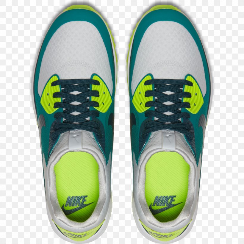 Nike Air Max Sneakers Shoe Golf, PNG, 1000x1000px, Nike Air Max, Aqua, Athletic Shoe, Cross Training Shoe, Electric Blue Download Free