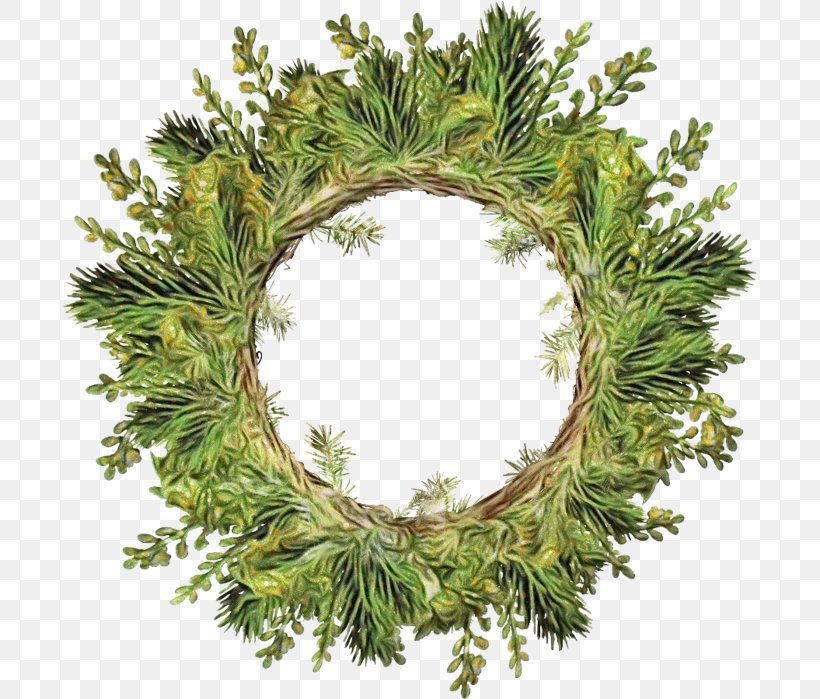 Christmas Decoration, PNG, 694x699px, Watercolor, Branch, Christmas Decoration, Leaf, Oregon Pine Download Free