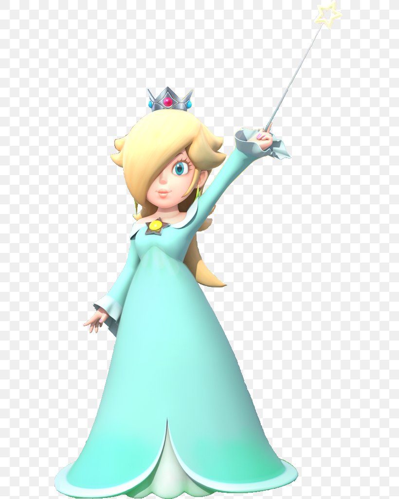 Rosalina Princess Daisy Princess Peach Super Mario Galaxy Bowser, PNG, 595x1026px, Rosalina, Bowser, Cartoon, Fictional Character, Figurine Download Free