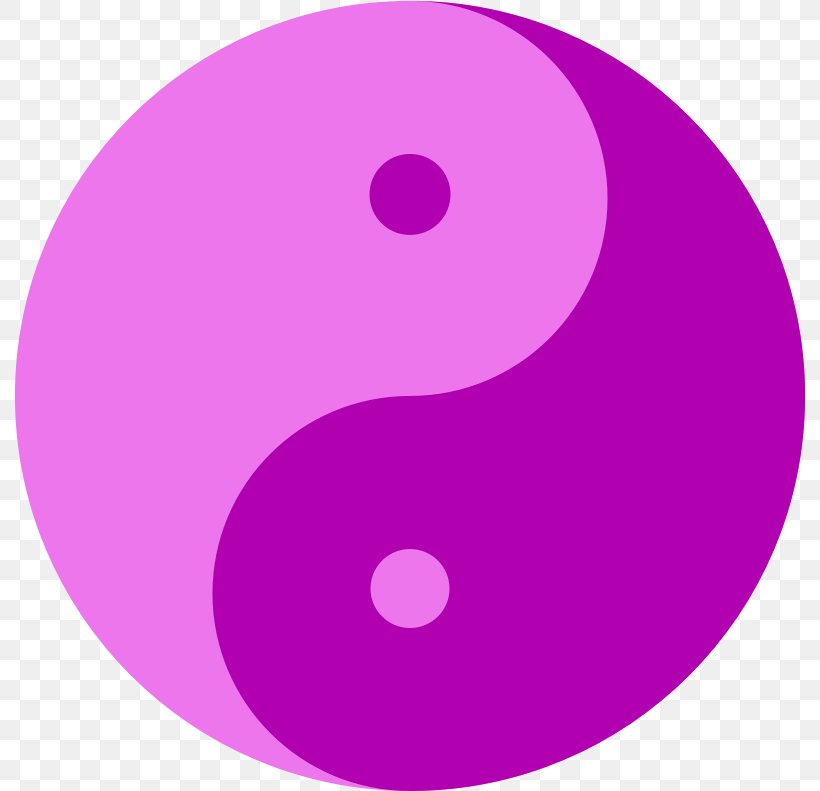 Yin And Yang Clip Art, PNG, 792x791px, Yin And Yang, Black And White, Color, Drawing, Magenta Download Free