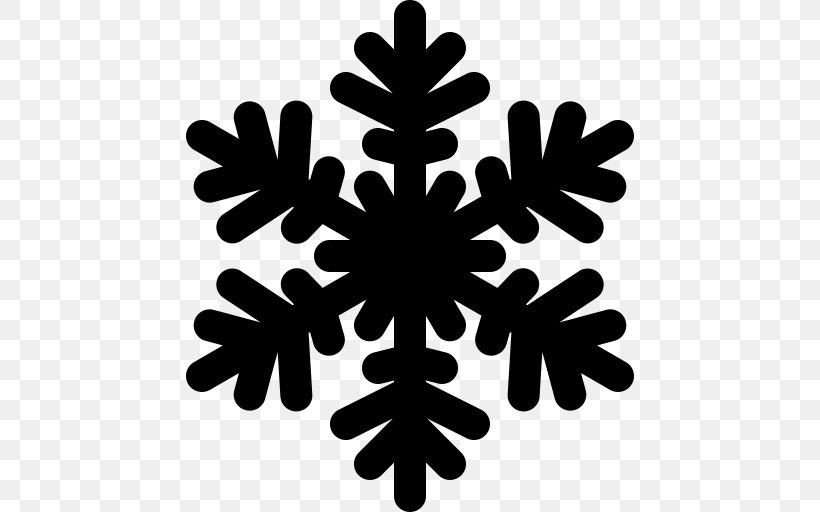 Snowflake Symbol Clip Art, PNG, 512x512px, Snowflake, Black And White, Flower, Ice, Leaf Download Free