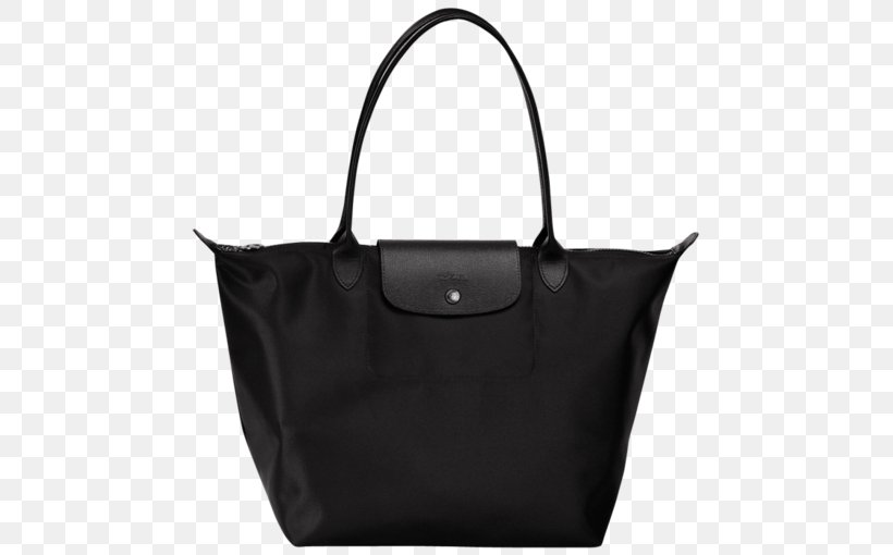 Longchamp Pliage Tote Bag Handbag, PNG, 510x510px, Longchamp, Bag, Black, Brand, Fashion Download Free