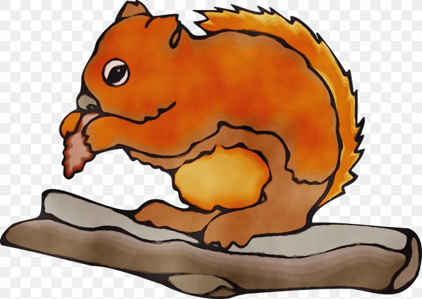 Clip Art Cartoon Animal Figure Squirrel Snout, PNG, 960x682px, Watercolor, Animal Figure, Cartoon, Paint, Snout Download Free