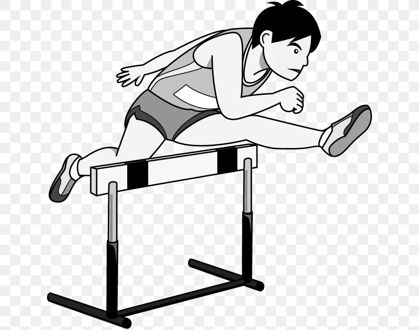 track and field hurdles clipart free