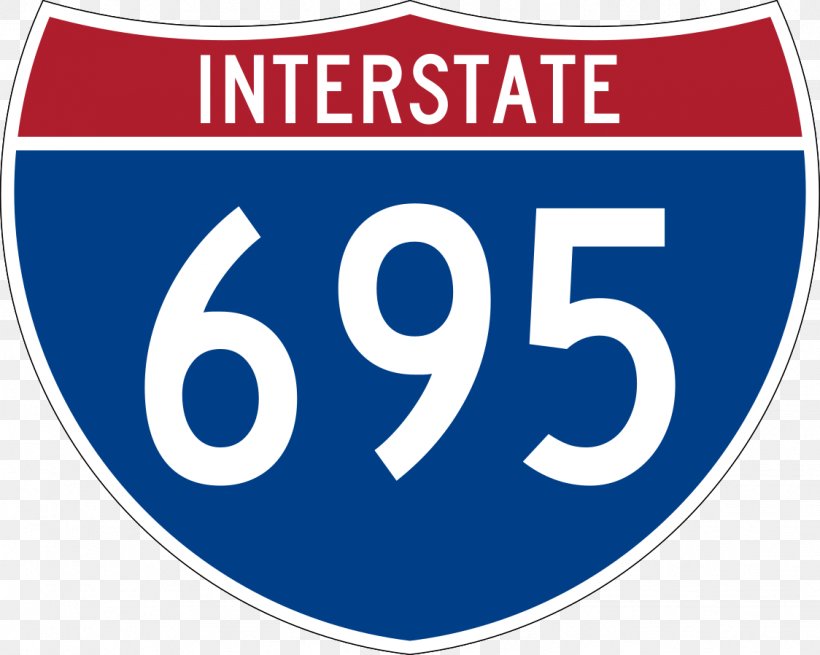 Interstate 695 Interstate 295 Interstate 95 US Interstate Highway System, PNG, 1124x899px, Interstate 695, Area, Banner, Blue, Brand Download Free