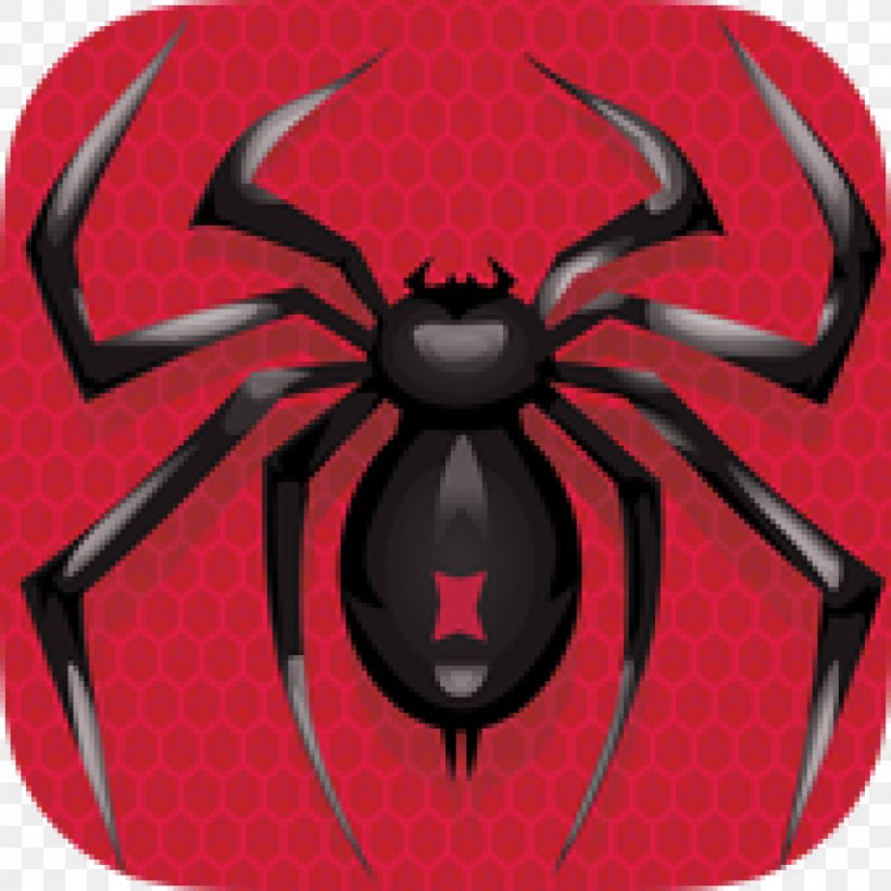 Spider Solitaire Game MobilityWare Best Spider Solitaire The Daily Challenge, PNG, 1024x1024px, Spider Solitaire, Android, App Store, Arthropod, Best Spider Solitaire Download Free