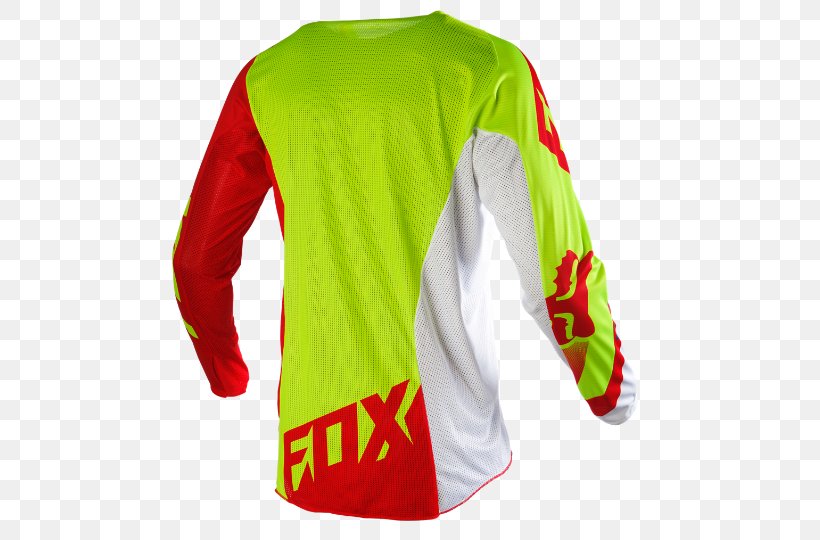 T-shirt Clothing Fox Racing Cycling Jersey, PNG, 540x540px, Tshirt, Clothing, Cycling Jersey, Fox Racing, Green Download Free