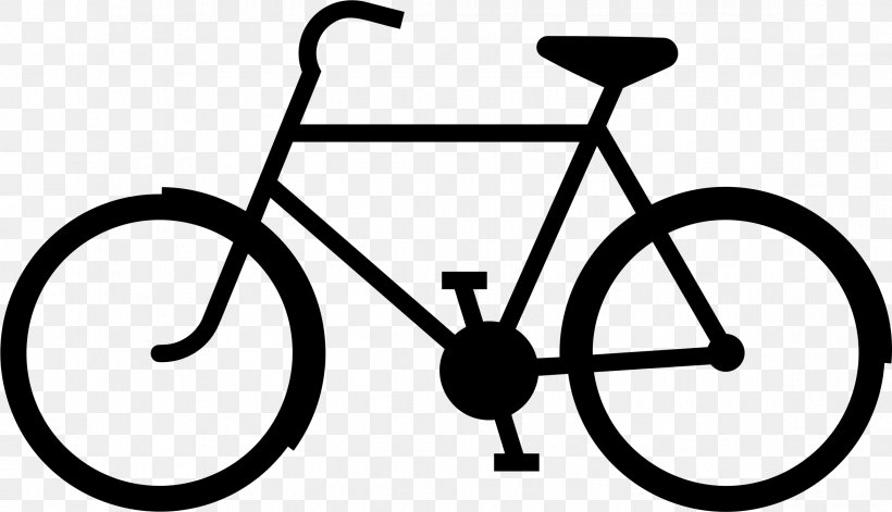 Bicycle Cycling Silhouette Clip Art, PNG, 2343x1348px, Bicycle, Abike, Bicycle Accessory, Bicycle Brake, Bicycle Drivetrain Part Download Free