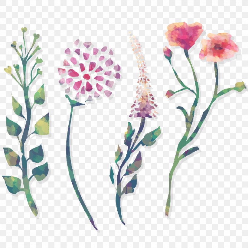 Graphic Design Watercolor Painting Art, PNG, 1500x1500px, Watercolor Painting, Art, Color, Cut Flowers, Flora Download Free