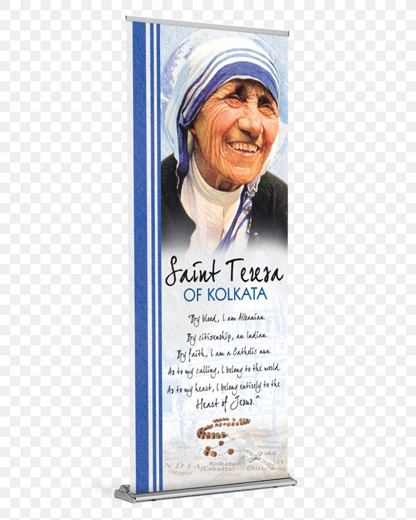 Mother Teresa: Come Be My Light Blessed Mother Teresa Nun Missionary, PNG, 731x1024px, Mother Teresa, Advertising, Banner, Blessed Mother Teresa, Canonization Download Free