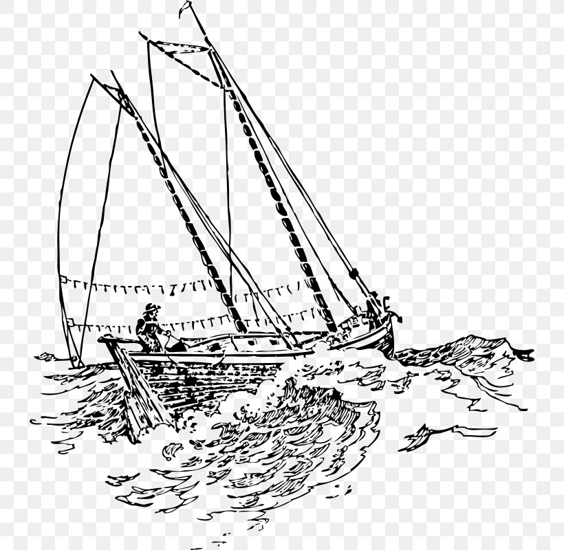 Sailing Ship Drawing Sailboat Clip Art, PNG, 734x800px, Sailing Ship, Artwork, Black And White, Boat, Boating Download Free