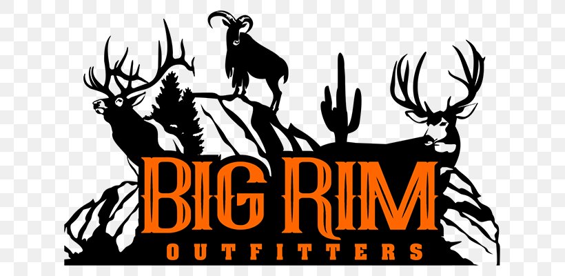Deer Big Rim Outfitters Winston, New Mexico Hunting, PNG, 685x400px, Deer, Antler, Art, Biggame Hunting, Black And White Download Free