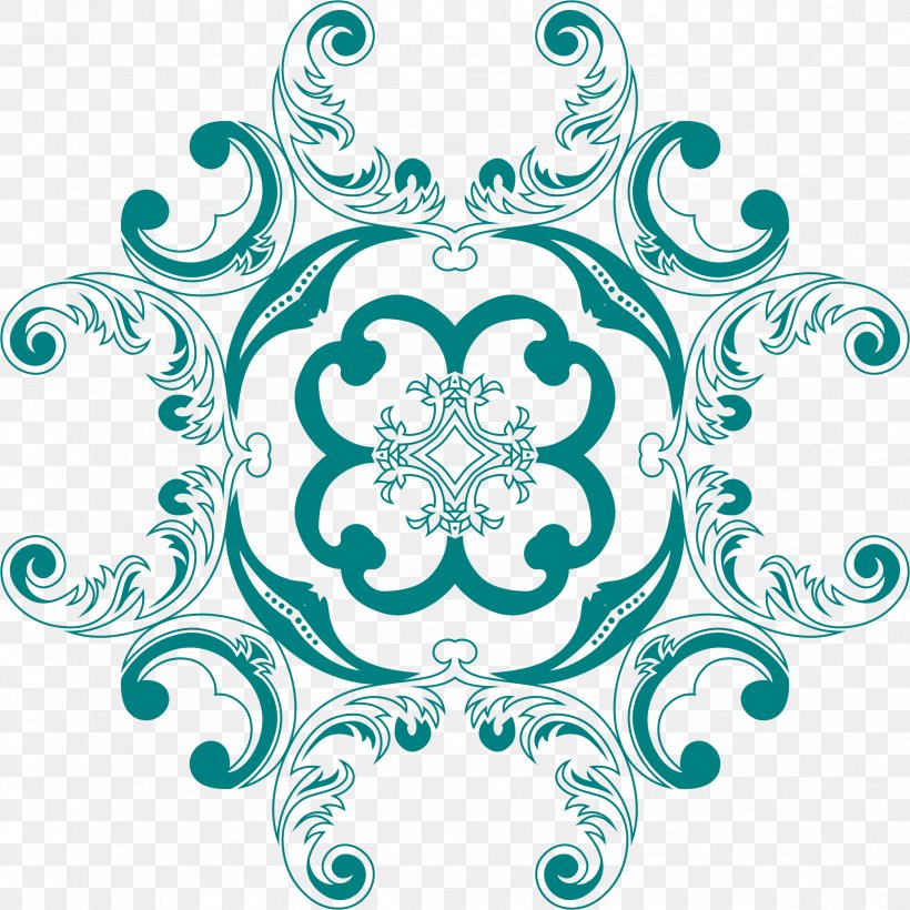 Graphic Design Clip Art, PNG, 2372x2372px, Flower, Aqua, Black And White, Blue, Floral Design Download Free