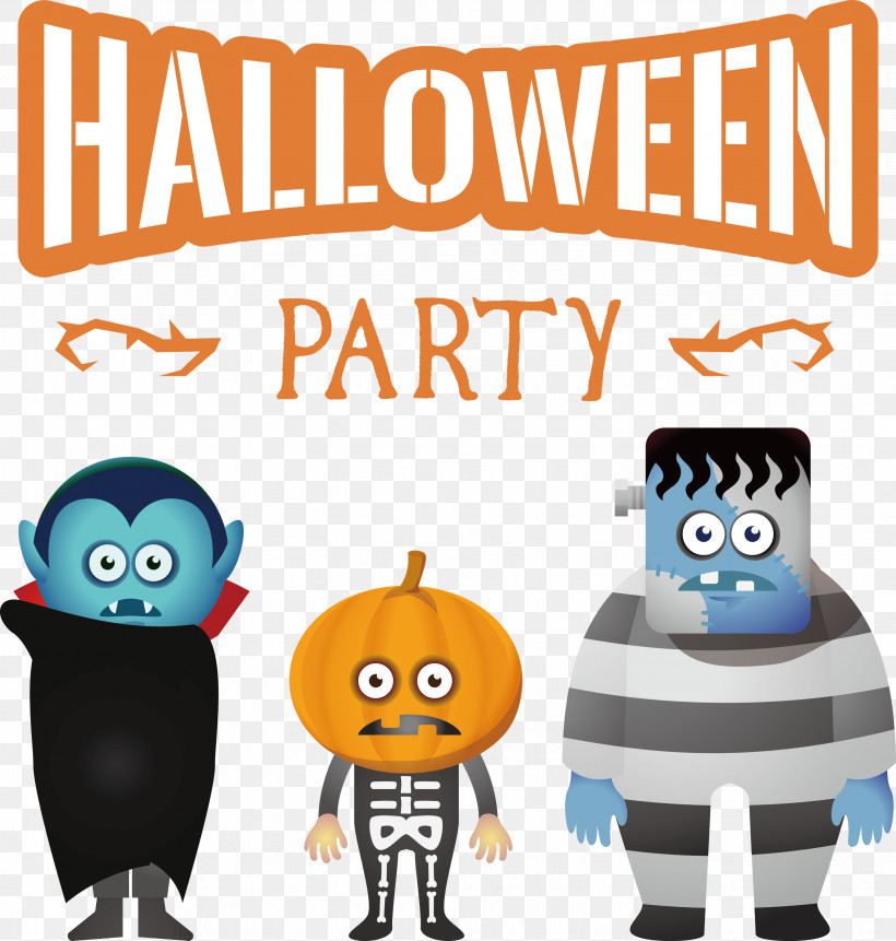 Halloween Party, PNG, 2855x3000px, Halloween Party, Cartoon, Drawing, Ghost, Logo Download Free