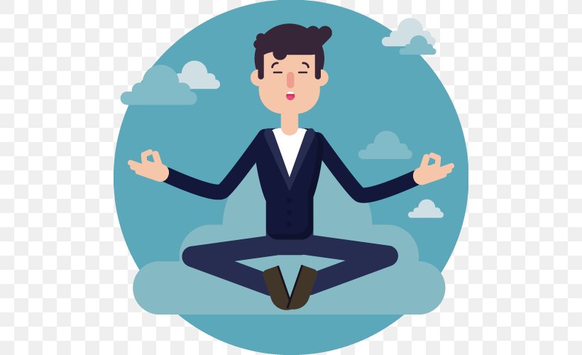 Meditation Mindfulness In The Workplaces Royalty-free, PNG, 500x500px, Meditation, Business, Communication, Contemplation, Conversation Download Free