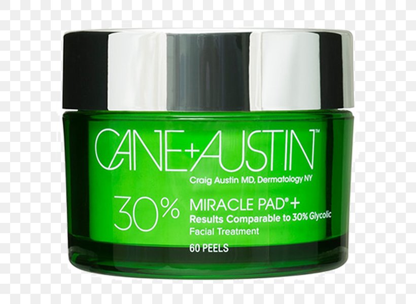 Cane + Austin 20% Miracle Pad 60 Peels Cane + Austin Miracle Pad Chemical Peel Glycolic Acid Skin Care, PNG, 600x600px, Chemical Peel, Beta Hydroxy Acid, Cosmetics, Cream, Exfoliation Download Free