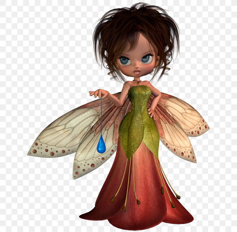 Fairy Brown Hair Doll, PNG, 648x800px, Fairy, Brown, Brown Hair, Doll, Fictional Character Download Free