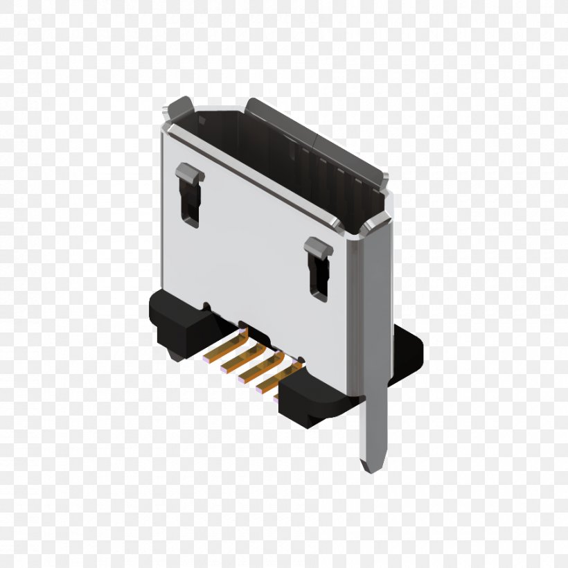 Micro-USB Electrical Connector Surface-mount Technology Through-hole Technology, PNG, 900x900px, Usb, Ac Power Plugs And Sockets, Adapter, Datasheet, Electrical Connector Download Free