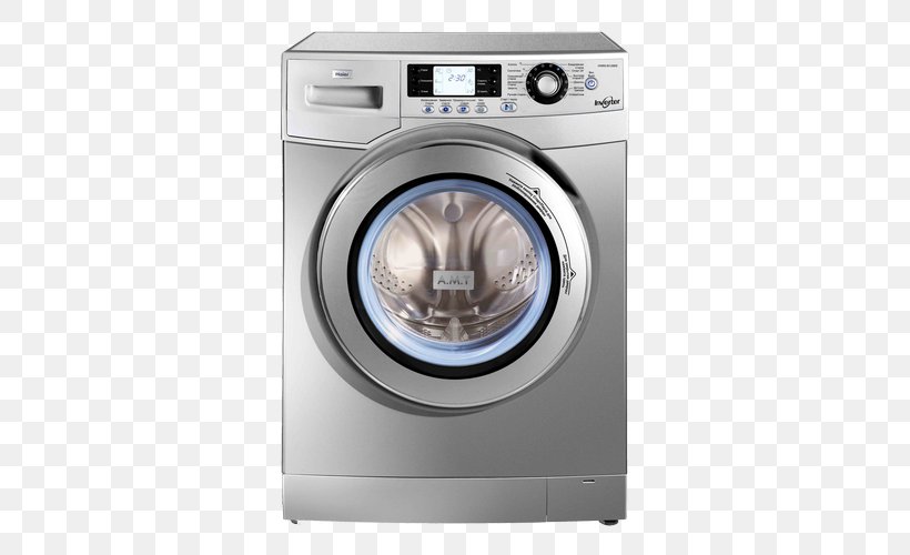 Washing Machines Haier Washing Machine Home Appliance, PNG, 500x500px, Washing Machines, Cleaning, Clothes Dryer, Combo Washer Dryer, Detergent Download Free