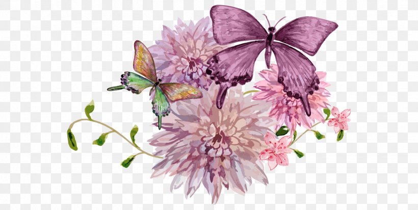 Butterfly Drawing Painting, PNG, 1534x771px, Butterfly, Animation, Butterflies And Moths, Cartoon, Cut Flowers Download Free