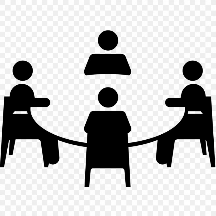 Group Work Working Group Clip Art, PNG, 1000x1000px, Group Work, Black And White, Class, Communication, Conversation Download Free