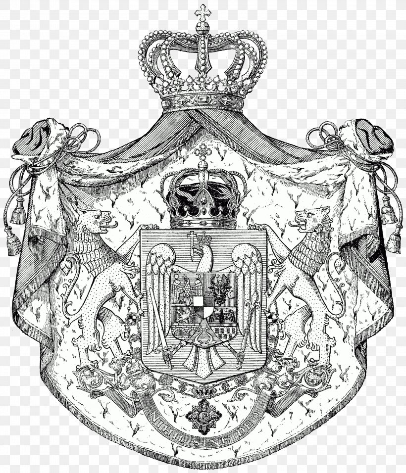 Kingdom Of Romania Coat Of Arms Of Romania Romanian Royal Family, PNG, 3000x3500px, Kingdom Of Romania, Black And White, Carol Ii Of Romania, Civic Heraldry, Coat Of Arms Download Free