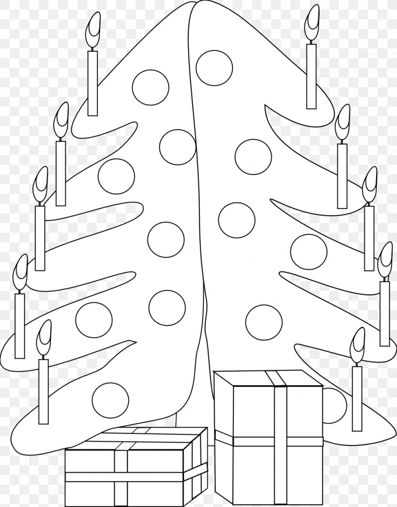 Line Art Christmas Tree Drawing, PNG, 999x1275px, Line Art, Area, Artwork, Black And White, Christmas Download Free