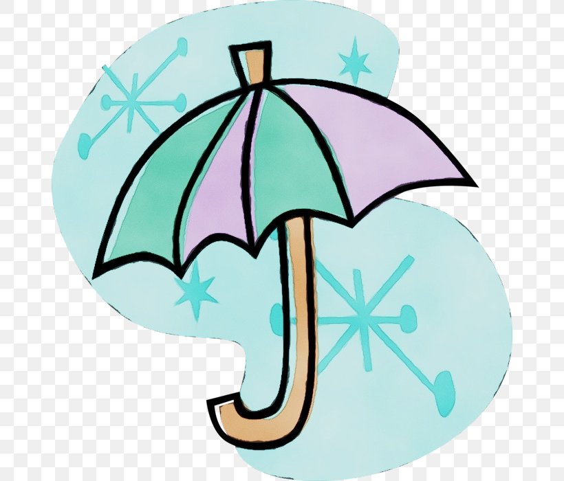 Aqua Turquoise Clip Art Umbrella Symbol, PNG, 670x700px, Watercolor, Aqua, Paint, Symbol, Turquoise Download Free