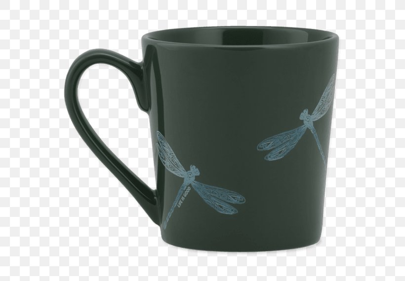 Coffee Cup Mug, PNG, 570x570px, Coffee Cup, Cup, Dragonfly, Drinkware, Life Is Good Download Free