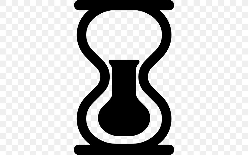 Hourglass Clock Timer Clip Art, PNG, 512x512px, Hourglass, Artwork, Black And White, Clock, Symbol Download Free