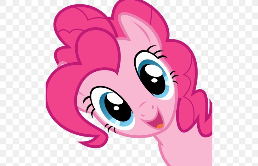 Pinkie Pie Rainbow Dash Twilight Sparkle Rarity Fluttershy, PNG, 530x530px, Watercolor, Cartoon, Flower, Frame, Heart Download Free