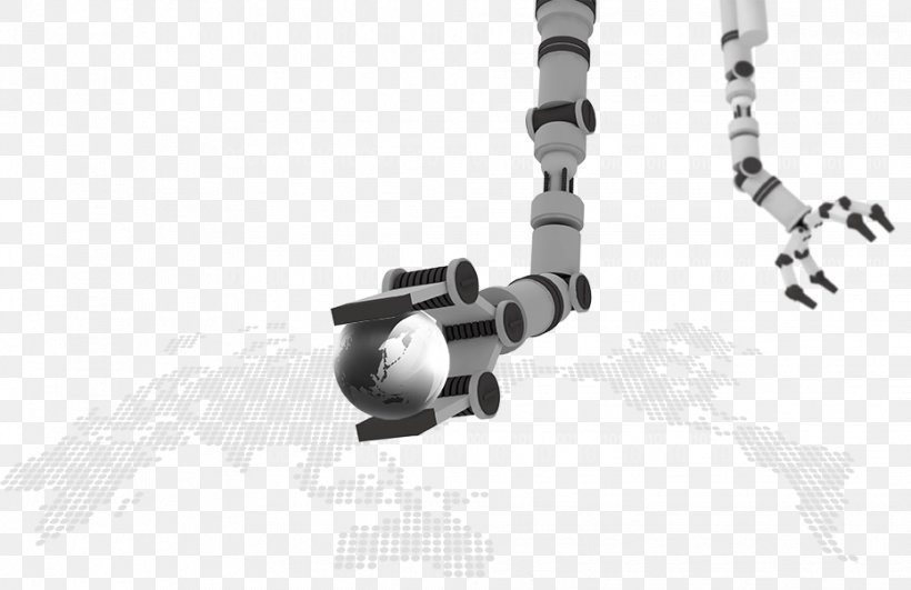 Robotic Arm Technology, PNG, 931x604px, Robotic Arm, Advertising, Arm, Black And White, Flyer Download Free