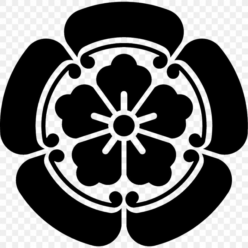 Sengoku Period Owari Province Oda Clan Samurai Daimyo, PNG, 900x900px, Sengoku Period, Black And White, Daimyo, Dota Gozen, Flower Download Free