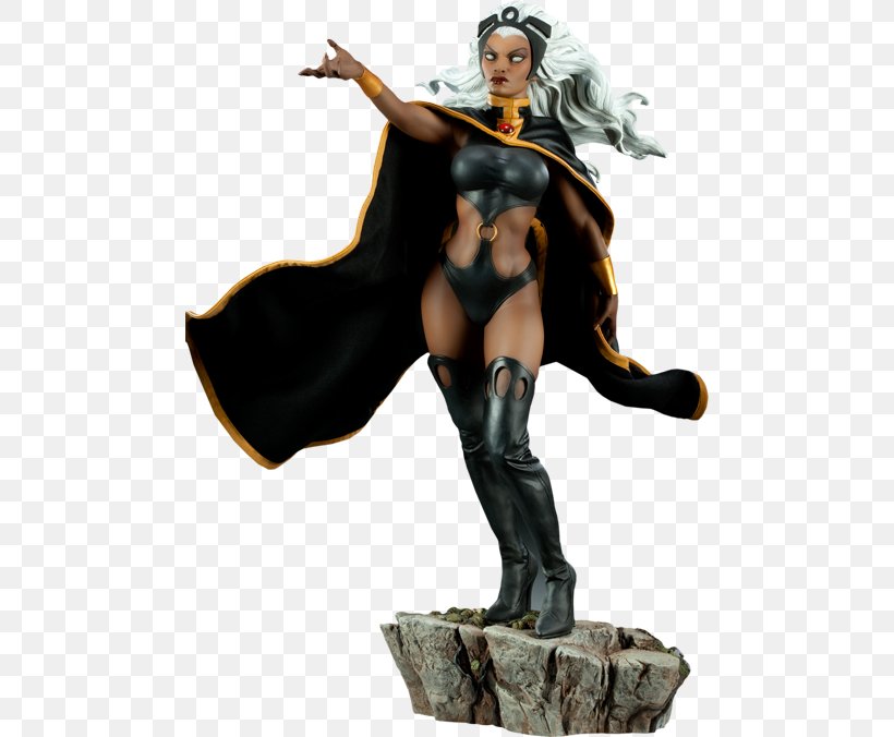 Storm Marvel Comics Character X-Men Sideshow Collectibles, PNG, 480x676px, Storm, Action Figure, Character, Fiction, Fictional Character Download Free