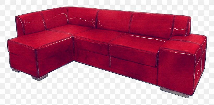 Furniture Red Couch Sofa Bed Leather, PNG, 2560x1260px, Furniture, Armrest, Chaise Longue, Couch, Leather Download Free
