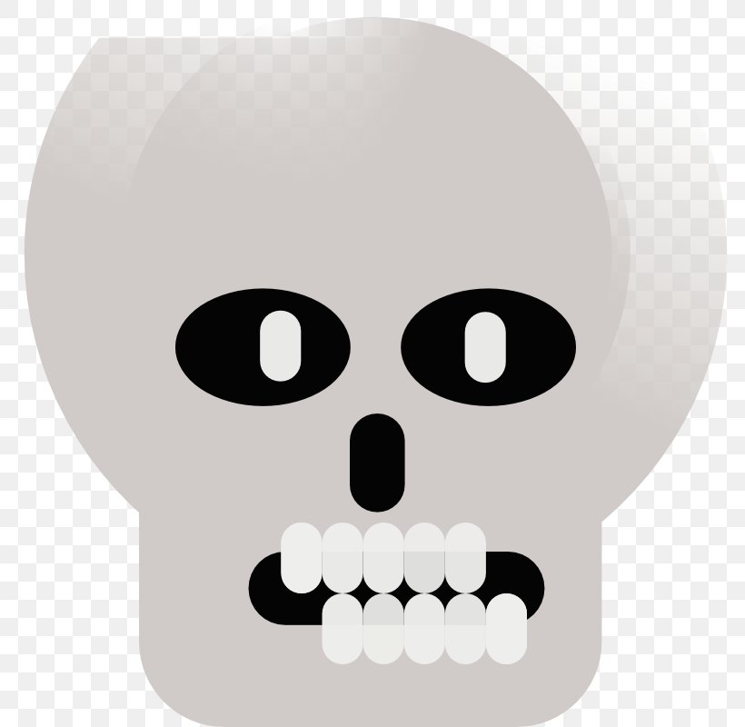 Human Skull Symbolism Bone Clip Art, PNG, 800x800px, Skull, Bone, Drawing, Fictional Character, Head Download Free