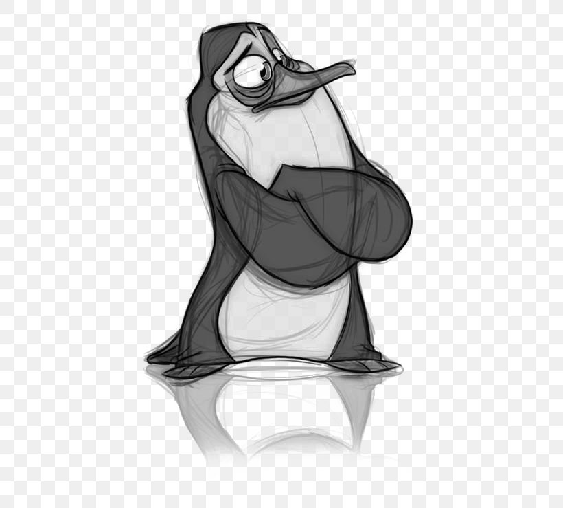 Penguin Drawing Model Sheet Sketch, PNG, 564x739px, Penguin, Animated Cartoon, Animation, Art, Beak Download Free