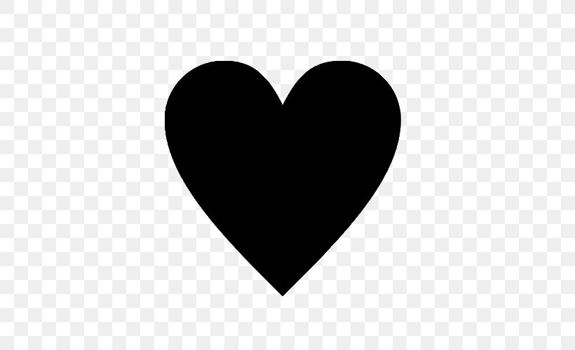 Heart Shape Clip Art, PNG, 500x500px, Heart, Black, Black And White, Love, Royaltyfree Download Free