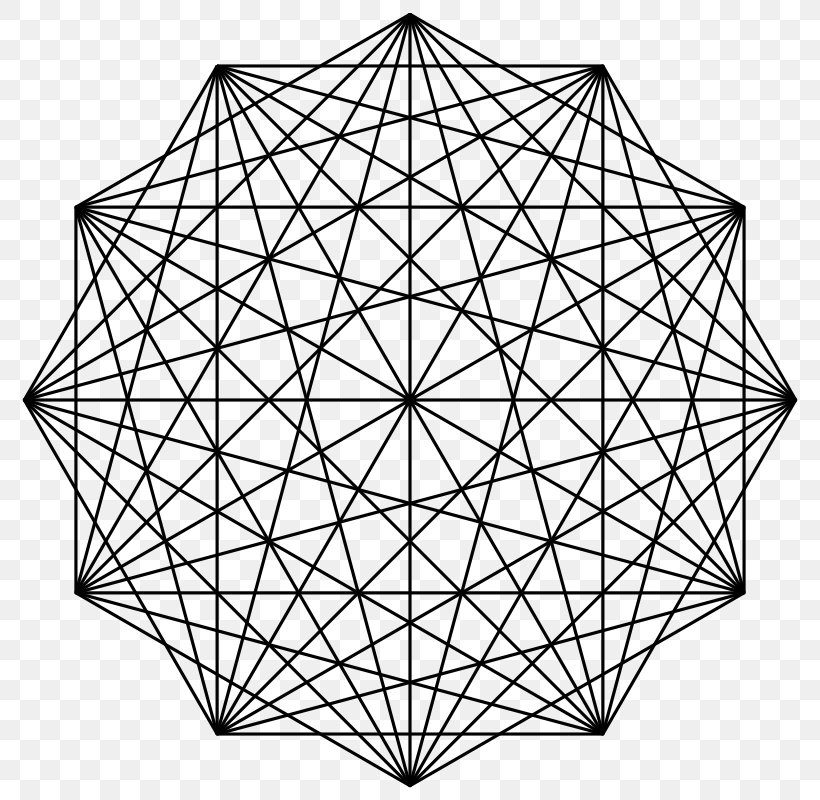 Dodecagon Diagonal Polygon Edge Mathematics, PNG, 800x800px, Dodecagon, Area, Black And White, Diagonal, Edge Download Free