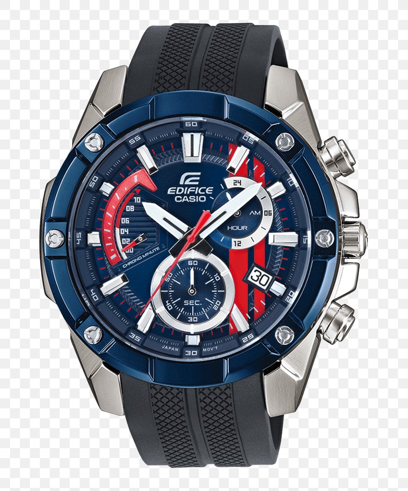 Scuderia Toro Rosso Casio Edifice Chronograph Watch, PNG, 813x986px, Scuderia Toro Rosso, Auto Racing, Brand, Casio, Casio Edifice Download Free